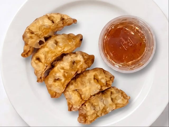 Fried Gyoza.