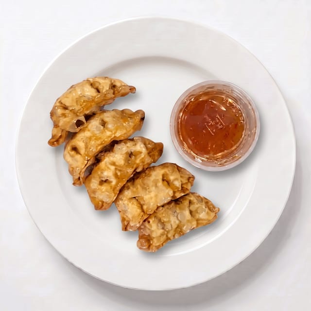Fried Gyoza.